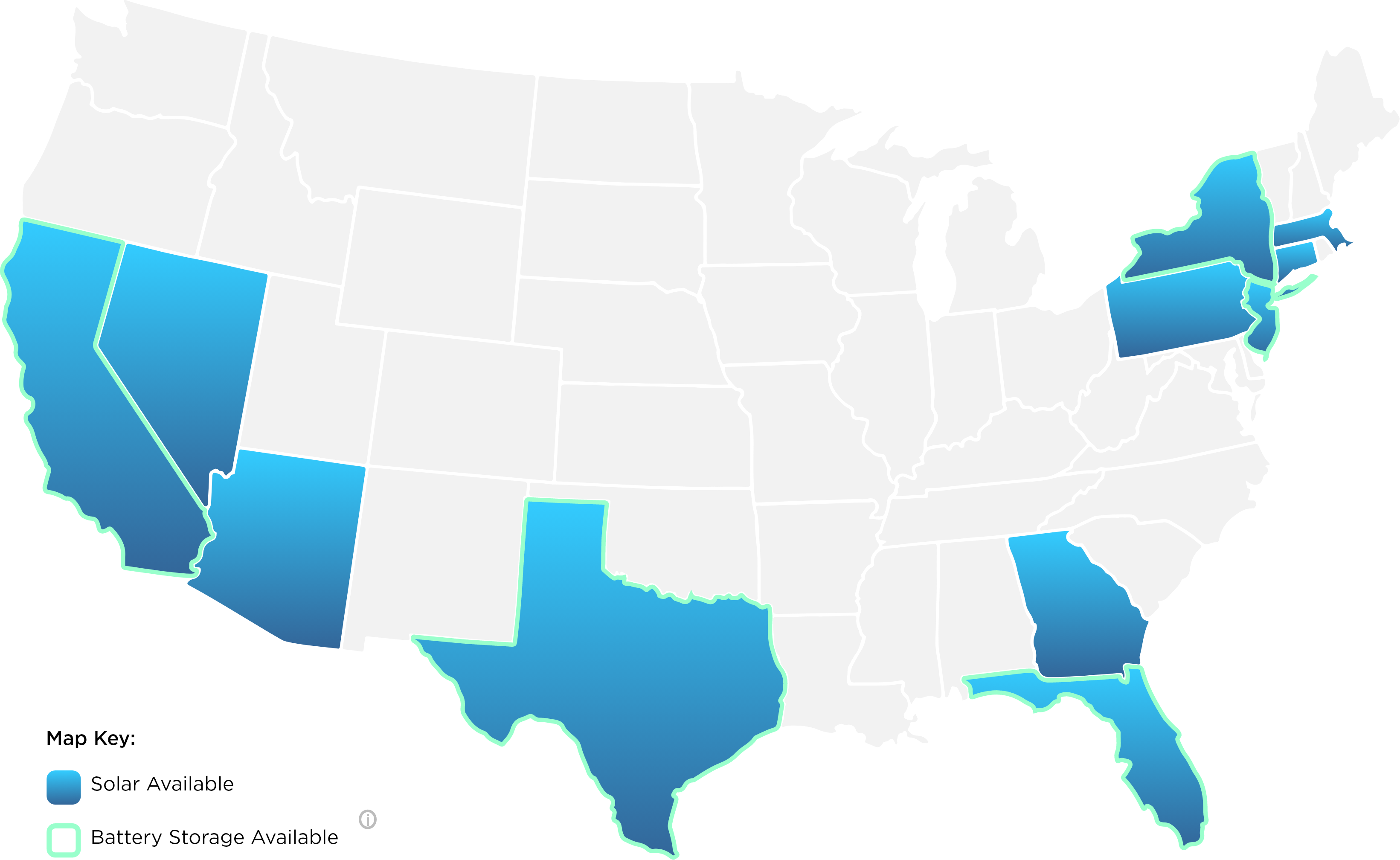 Momentum Solar Coverage Areas